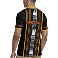 Personalised Salelologa Samoa Rugby Jersey Samoan Tribal Pattern LT05 - Polynesian Pride