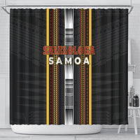 Salelologa Samoa Shower Curtain Samoan Tribal Pattern LT05 - Polynesian Pride