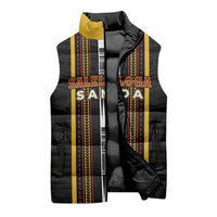 Personalised Salelologa Samoa Sleeveless Puffer Jacket Samoan Tribal Pattern LT05 - Polynesian Pride