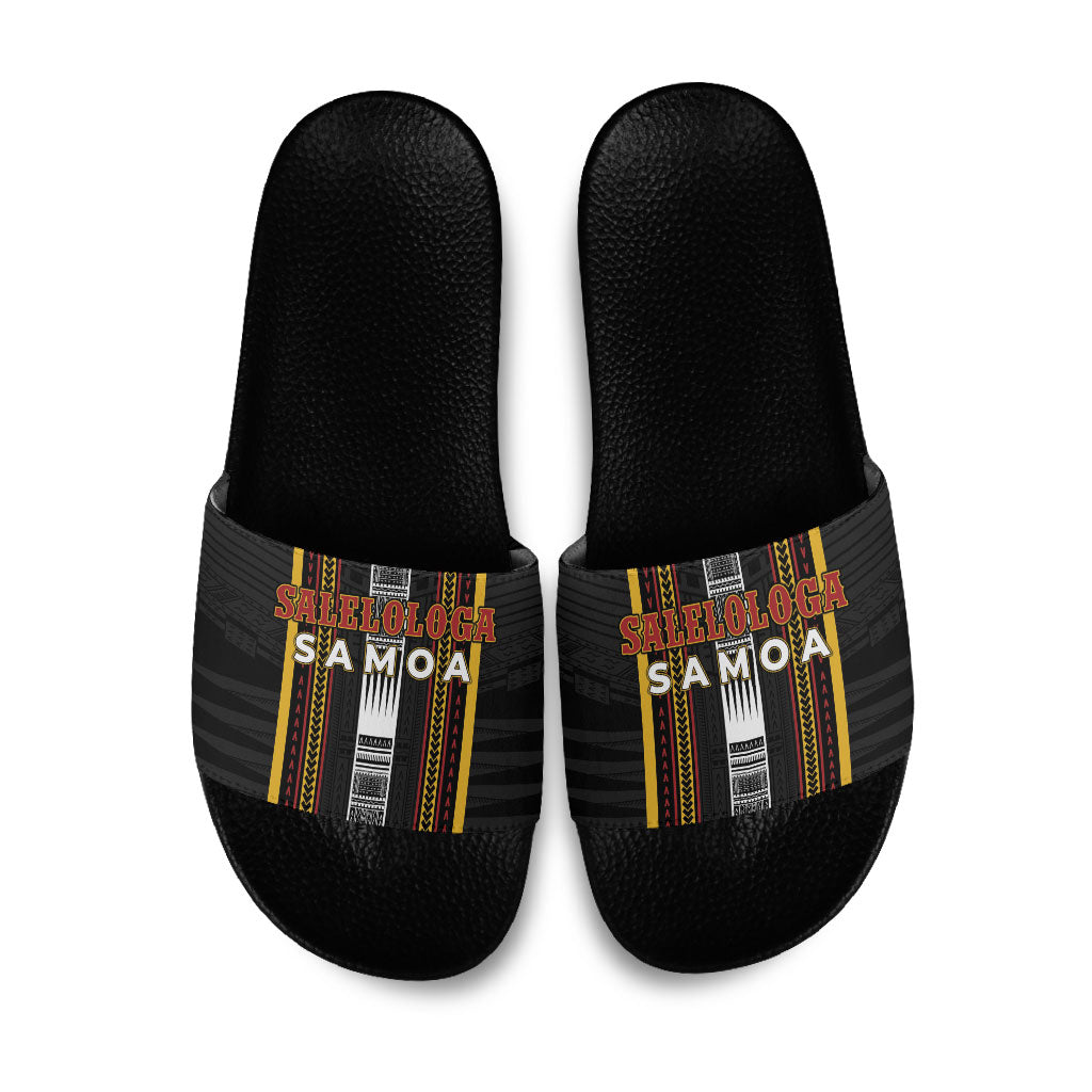 Salelologa Samoa Slide Sandals Samoan Tribal Pattern