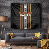 Salelologa Samoa Tapestry Samoan Tribal Pattern LT05 Black - Polynesian Pride