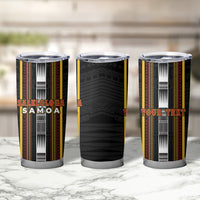 Personalised Salelologa Samoa Tumbler Cup Samoan Tribal Pattern LT05 - Polynesian Pride