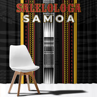 Salelologa Samoa Window Curtain Samoan Tribal Pattern