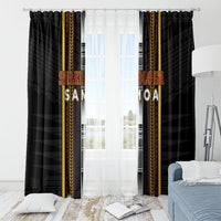 Salelologa Samoa Window Curtain Samoan Tribal Pattern