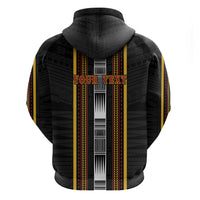 Personalised Salelologa Samoa Zip Hoodie Samoan Tribal Pattern LT05 - Polynesian Pride