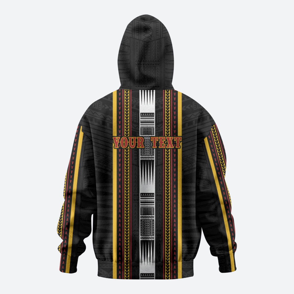 Personalised Salelologa Samoa Zip Hoodie Samoan Tribal Pattern LT05 - Polynesian Pride
