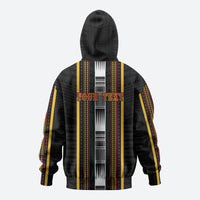 Personalised Salelologa Samoa Zip Hoodie Samoan Tribal Pattern LT05 - Polynesian Pride