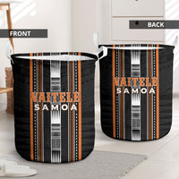 Vaitele Samoa Laundry Basket Samoan Tribal Pattern LT05 - Polynesian Pride