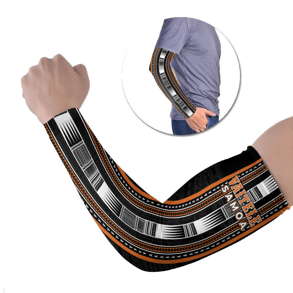 Personalised Vaitele Samoa Arm Sleeves Samoan Tribal Pattern