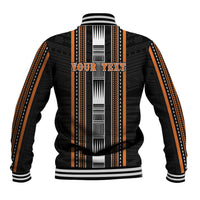 Personalised Vaitele Samoa Baseball Jacket Samoan Tribal Pattern LT05 - Polynesian Pride