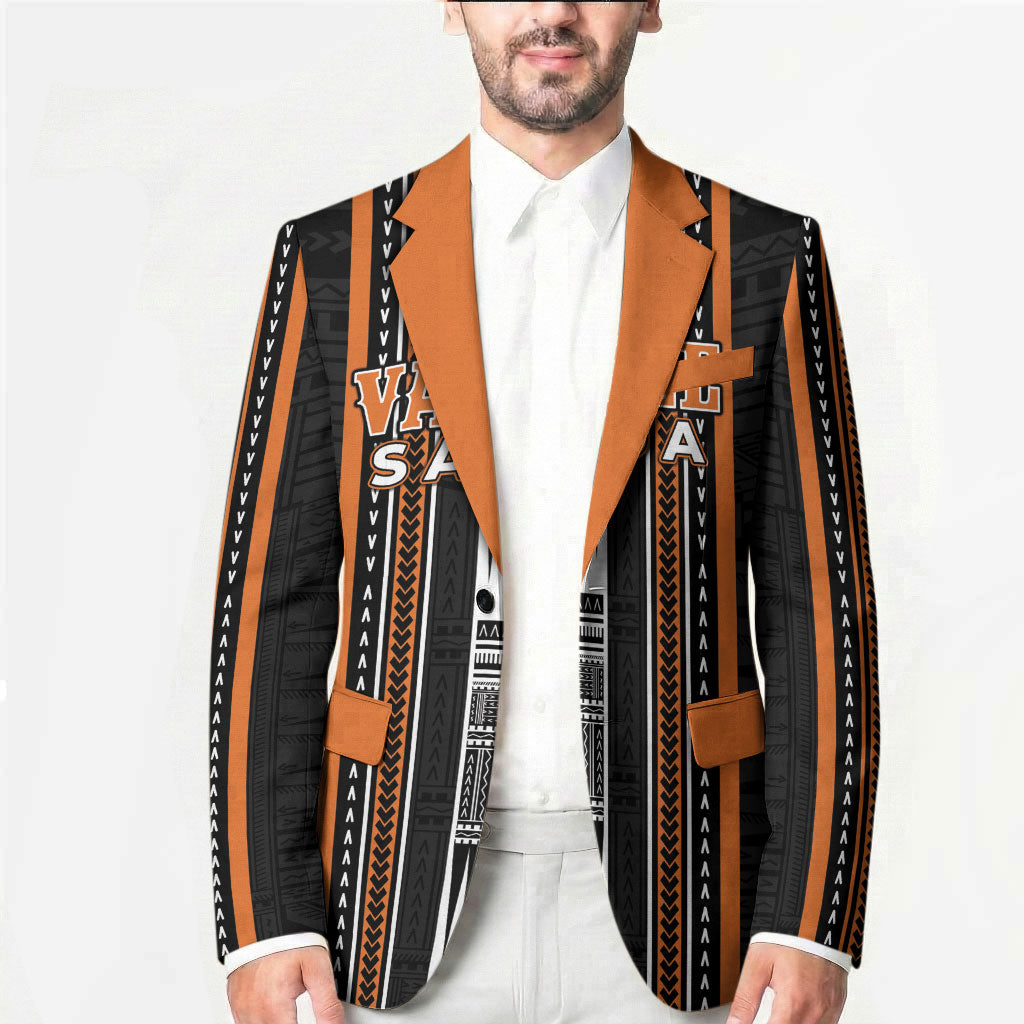 Personalised Vaitele Samoa Blazer Samoan Tribal Pattern LT05 - Polynesian Pride