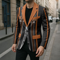 Personalised Vaitele Samoa Blazer Samoan Tribal Pattern LT05 - Polynesian Pride