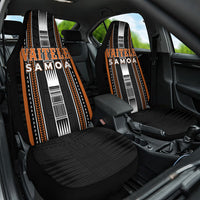 Vaitele Samoa Car Seat Cover Samoan Tribal Pattern LT05 One Size Orange - Polynesian Pride