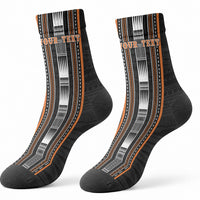 Personalised Vaitele Samoa Crew Socks Samoan Tribal Pattern LT05 - Polynesian Pride