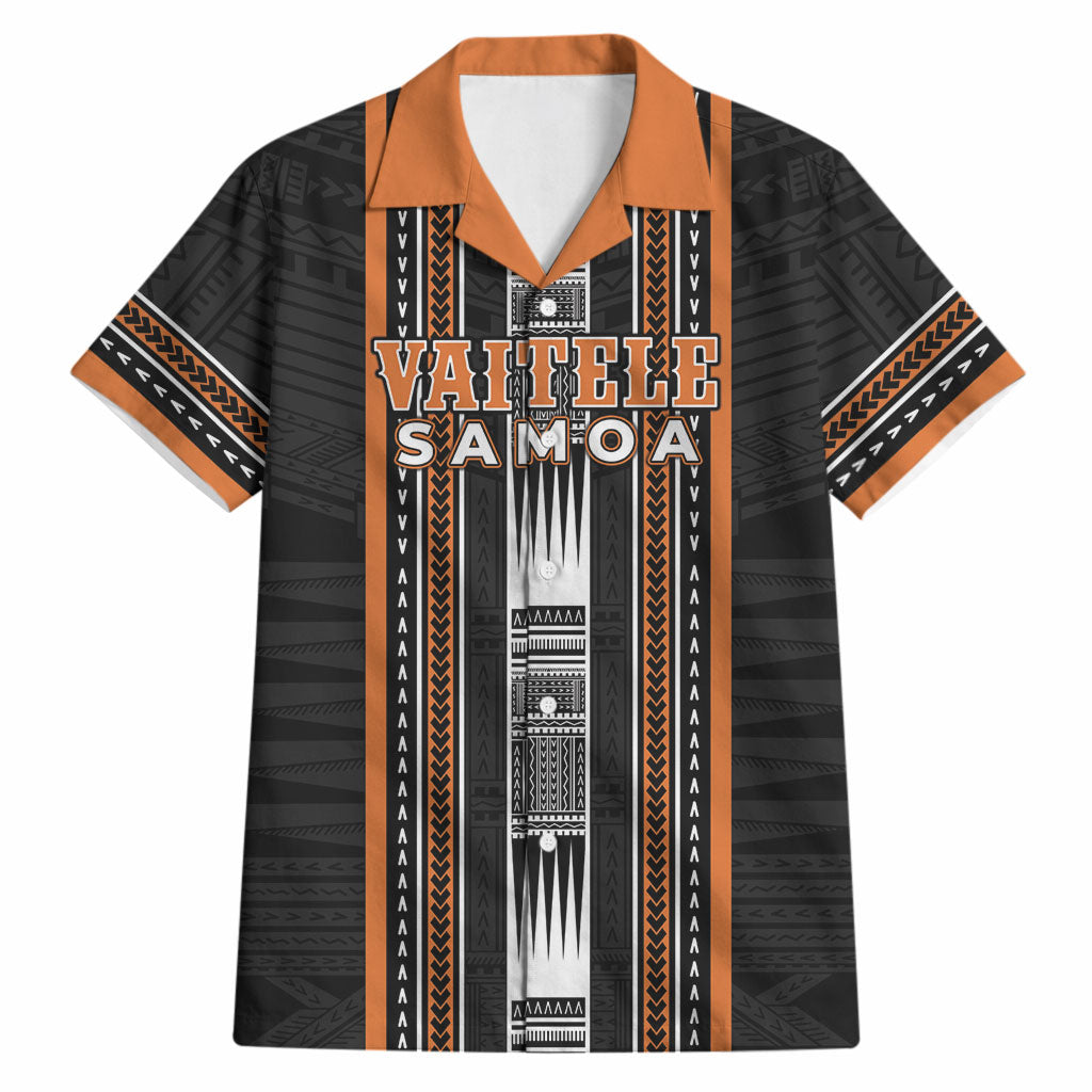 Personalised Vaitele Samoa Hawaiian Shirt Samoan Tribal Pattern
