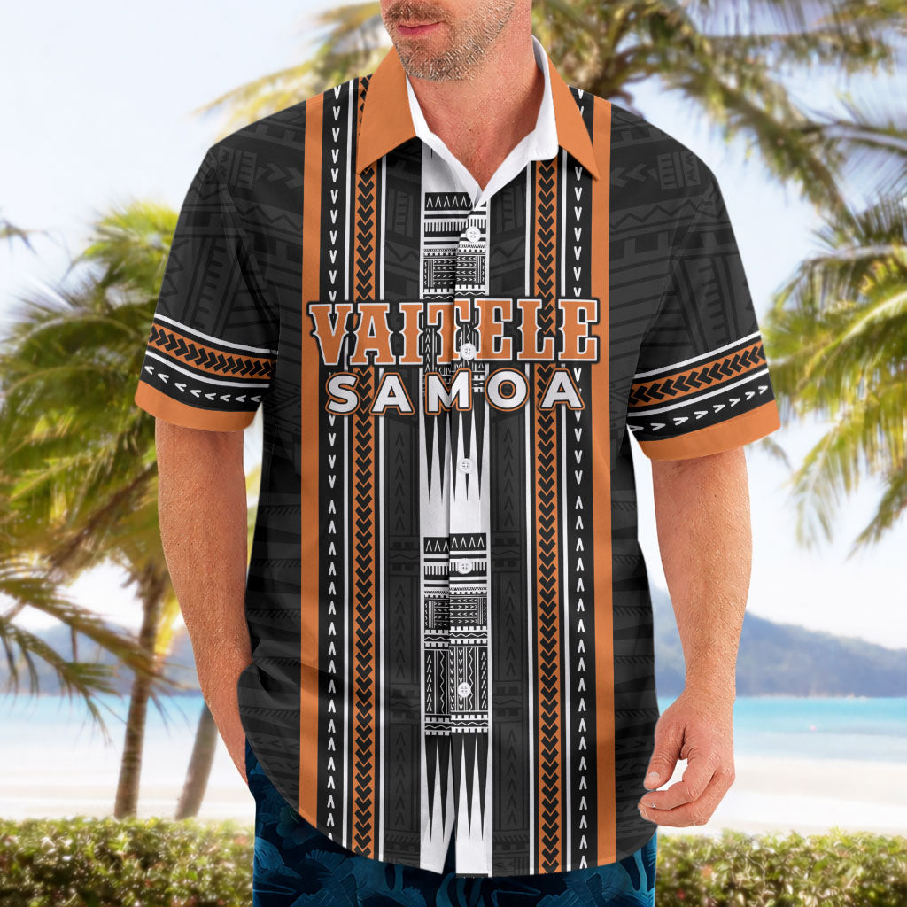 Personalised Vaitele Samoa Hawaiian Shirt Samoan Tribal Pattern