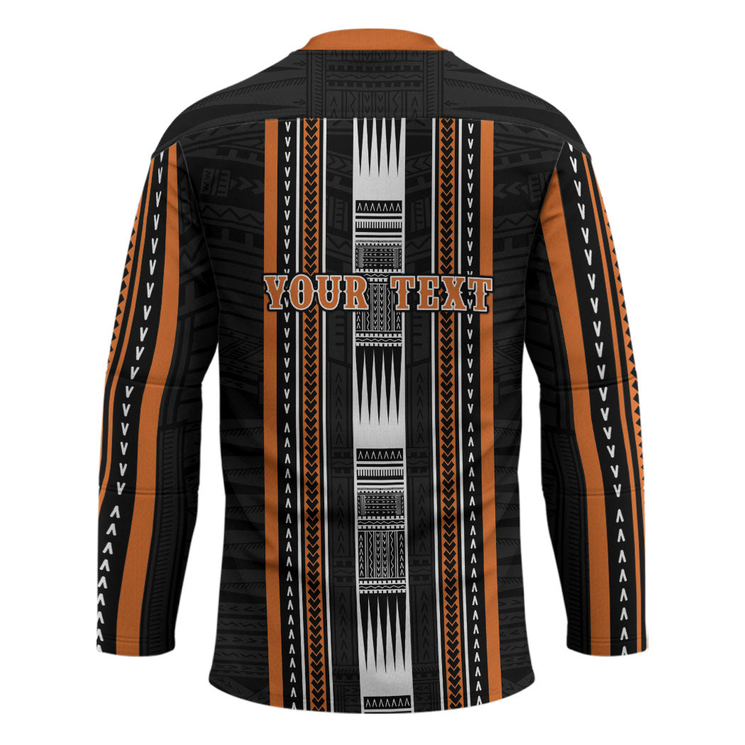 Personalised Vaitele Samoa Hockey Jersey Samoan Tribal Pattern LT05 - Polynesian Pride