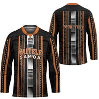 Personalised Vaitele Samoa Hockey Jersey Samoan Tribal Pattern LT05 - Polynesian Pride
