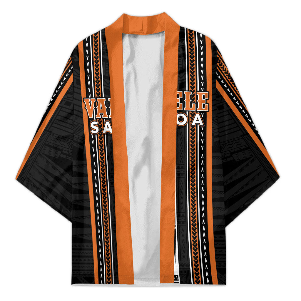 Personalised Vaitele Samoa Kimono Samoan Tribal Pattern LT05 Unisex Orange - Polynesian Pride