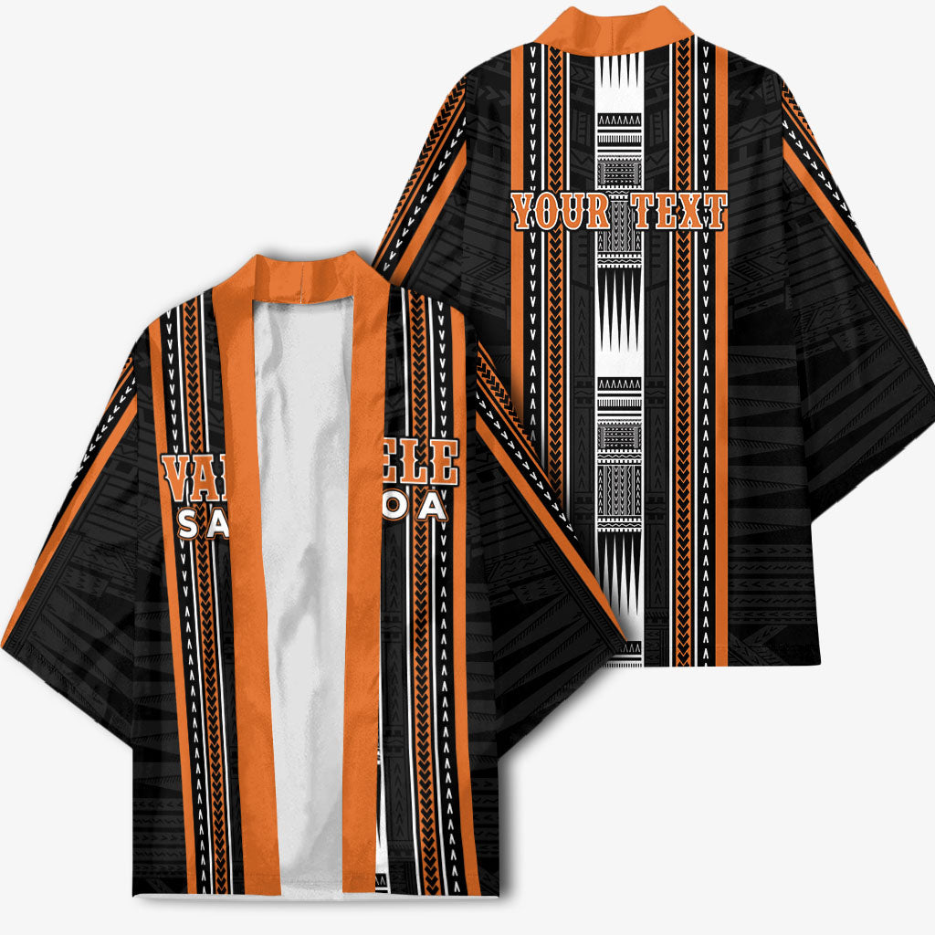 Personalised Vaitele Samoa Kimono Samoan Tribal Pattern LT05 - Polynesian Pride