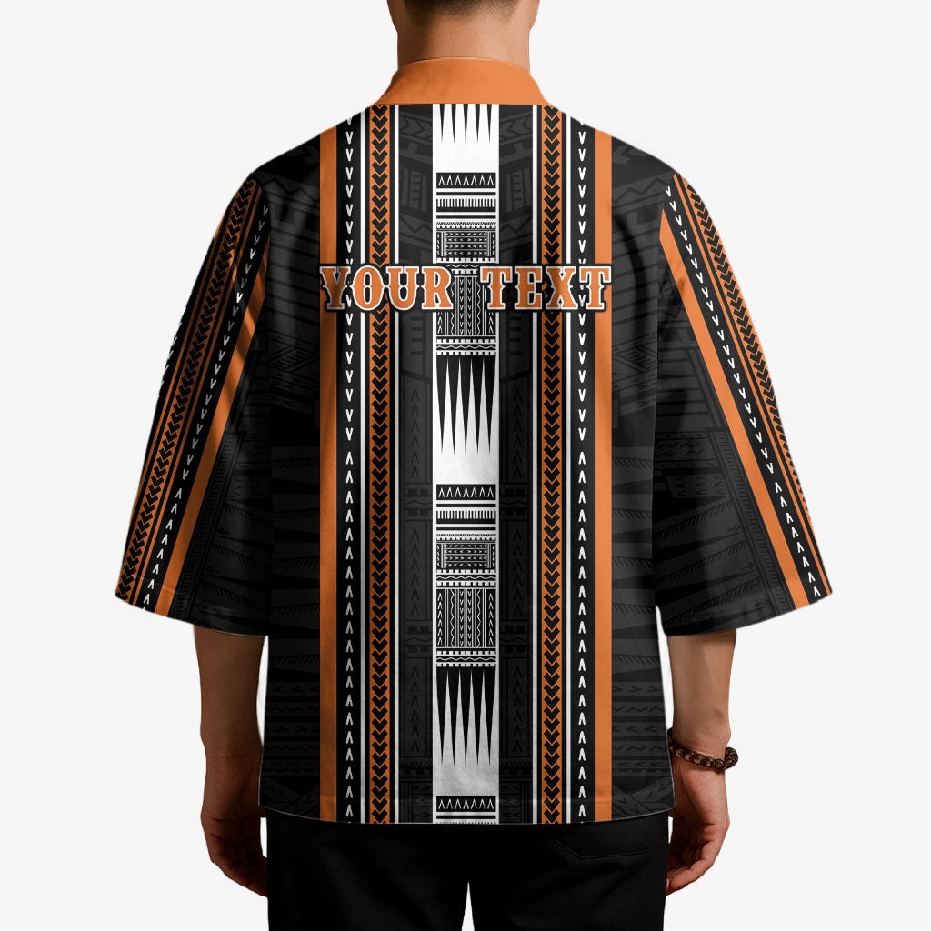 Personalised Vaitele Samoa Kimono Samoan Tribal Pattern LT05 - Polynesian Pride