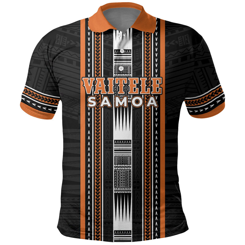 Personalised Vaitele Samoa Polo Shirt Samoan Tribal Pattern