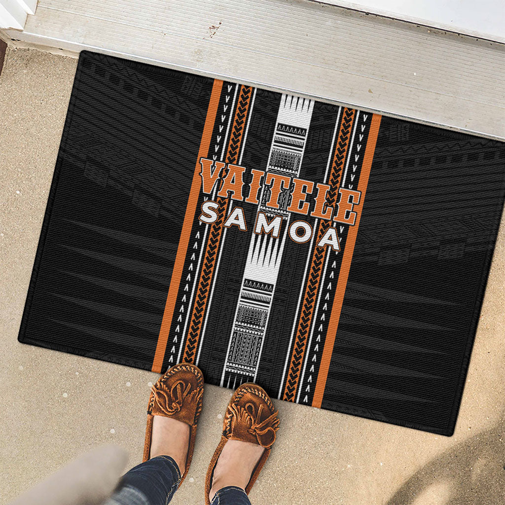 Vaitele Samoa Rubber Doormat Samoan Tribal Pattern LT05 - Polynesian Pride