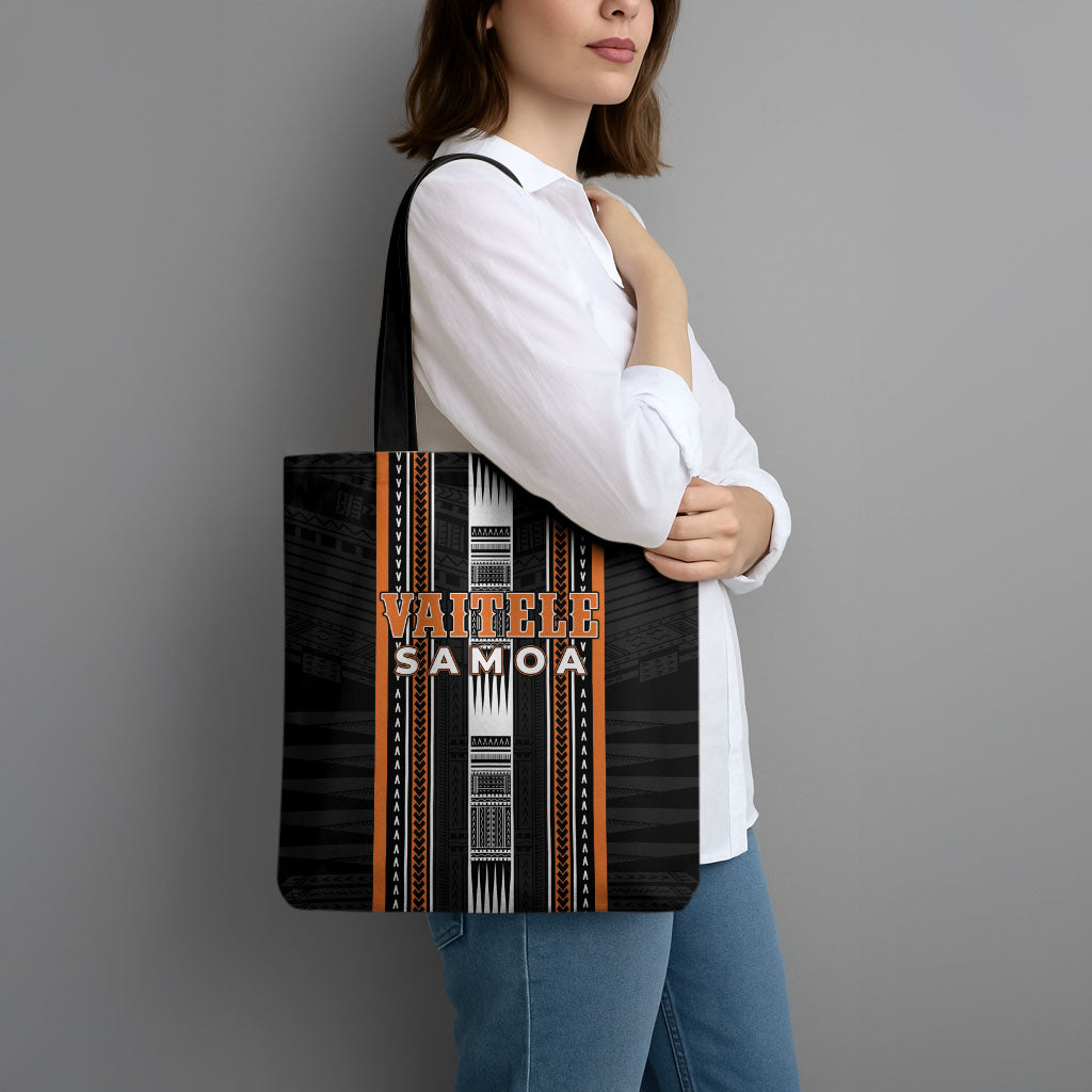 Vaitele Samoa Tote Bag Samoan Tribal Pattern LT05 - Polynesian Pride