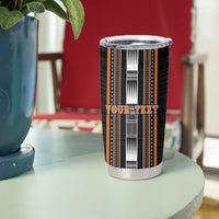 Personalised Vaitele Samoa Tumbler Cup Samoan Tribal Pattern LT05 - Polynesian Pride