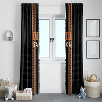 Vaitele Samoa Window Curtain Samoan Tribal Pattern LT05 - Polynesian Pride