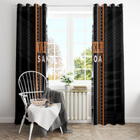 Vaitele Samoa Window Curtain Samoan Tribal Pattern LT05 - Polynesian Pride