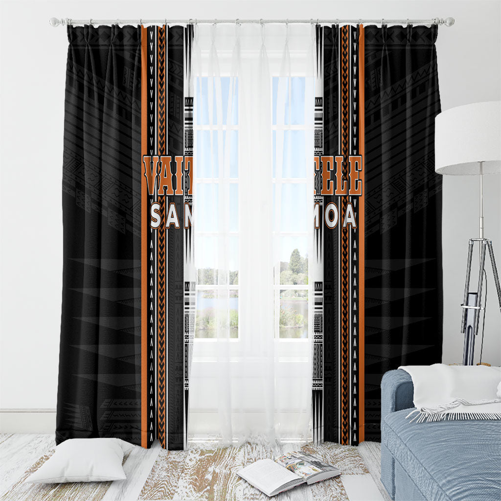 Vaitele Samoa Window Curtain Samoan Tribal Pattern LT05 - Polynesian Pride