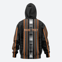 Personalised Vaitele Samoa Zip Hoodie Samoan Tribal Pattern LT05 - Polynesian Pride