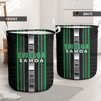 Siusega Samoa Laundry Basket Samoan Tribal Pattern LT05 - Polynesian Pride