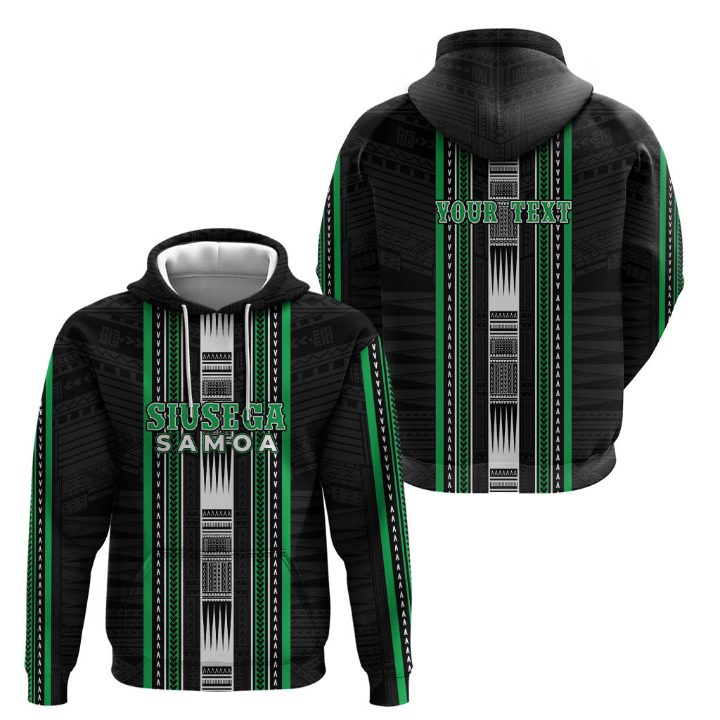 Personalised Siusega Samoa Hoodie Samoan Tribal Pattern LT05 - Polynesian Pride