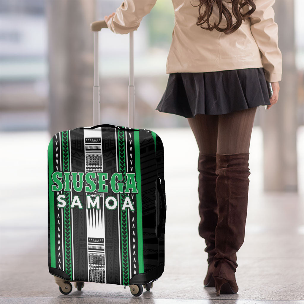 Siusega Samoa Luggage Cover Samoan Tribal Pattern