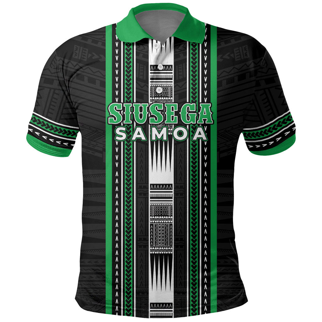 Personalised Siusega Samoa Polo Shirt Samoan Tribal Pattern