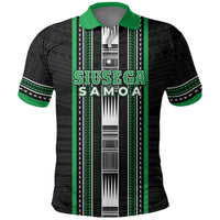 Personalised Siusega Samoa Polo Shirt Samoan Tribal Pattern