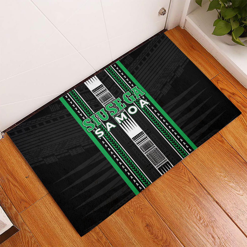 Siusega Samoa Rubber Doormat Samoan Tribal Pattern LT05 - Polynesian Pride