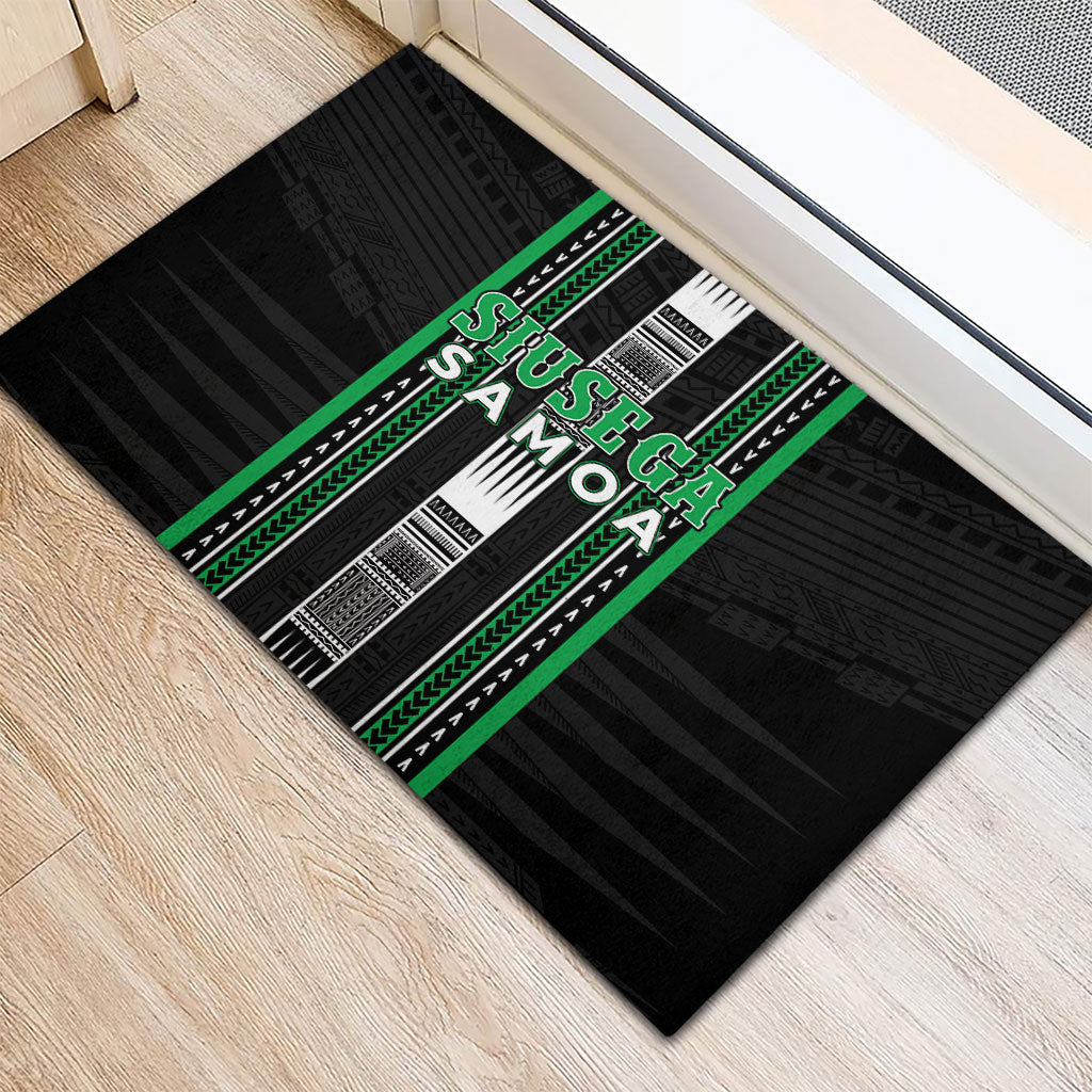 Siusega Samoa Rubber Doormat Samoan Tribal Pattern LT05 - Polynesian Pride