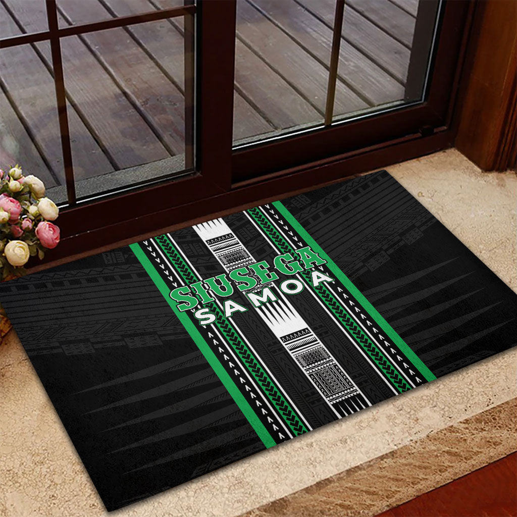 Siusega Samoa Rubber Doormat Samoan Tribal Pattern LT05 - Polynesian Pride