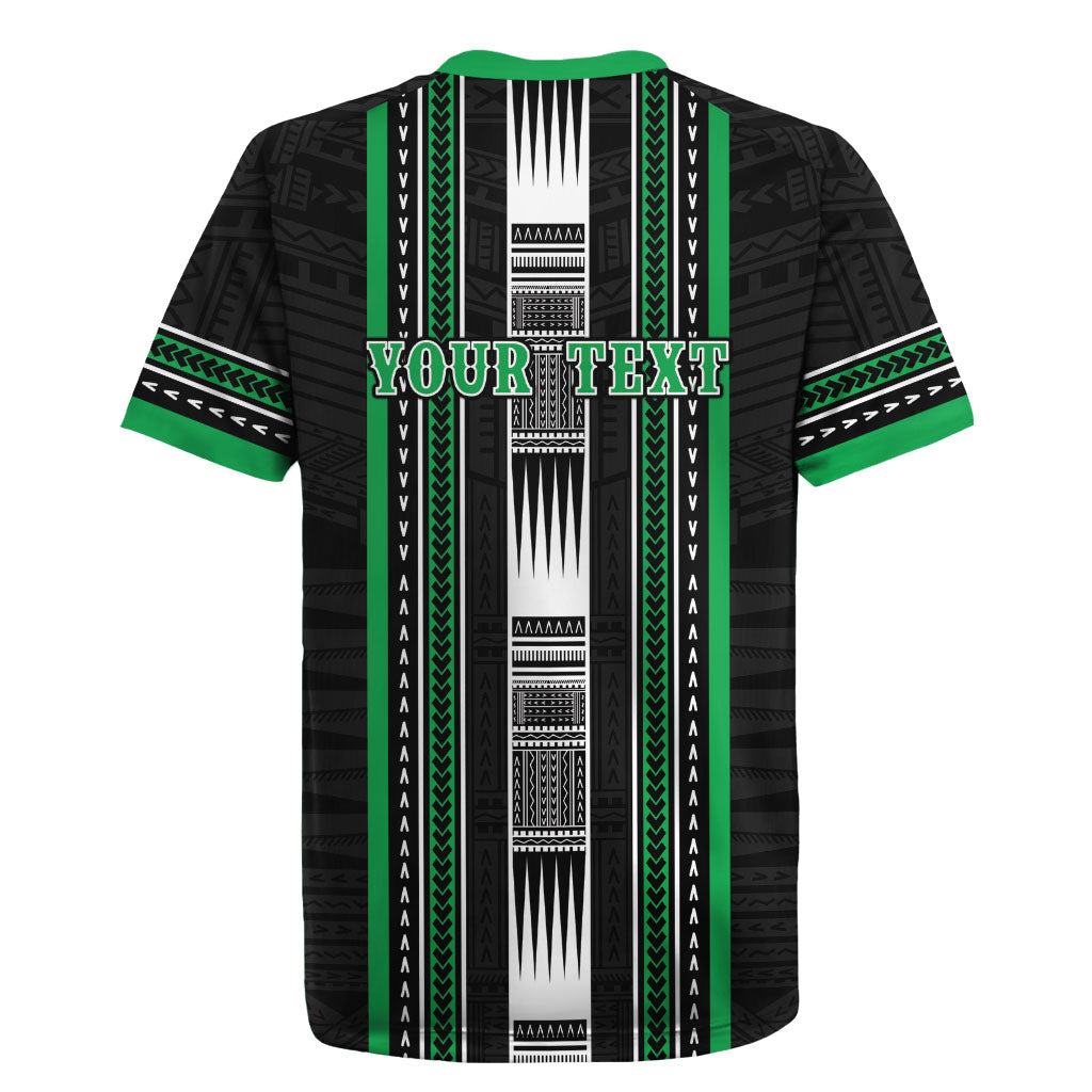 Personalised Siusega Samoa Rugby Jersey Samoan Tribal Pattern LT05 - Polynesian Pride