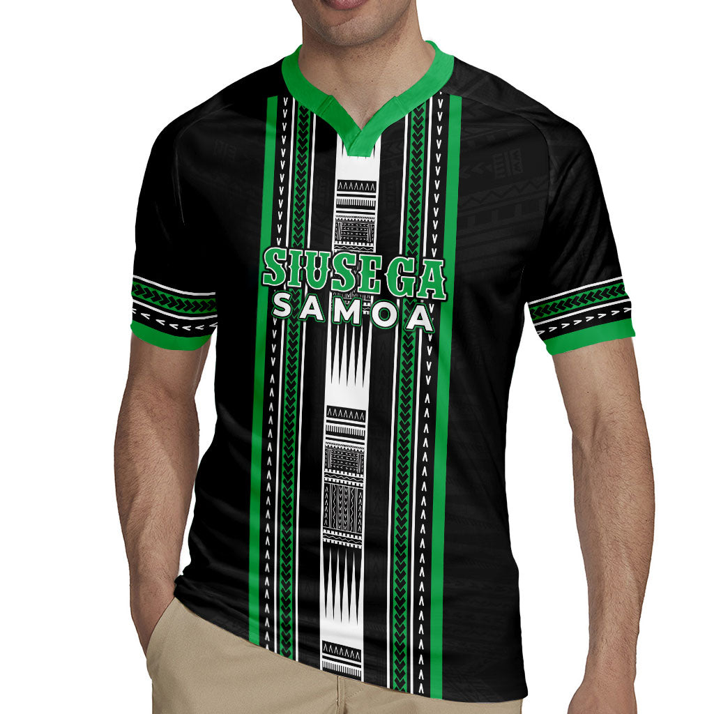 Personalised Siusega Samoa Rugby Jersey Samoan Tribal Pattern LT05 - Polynesian Pride