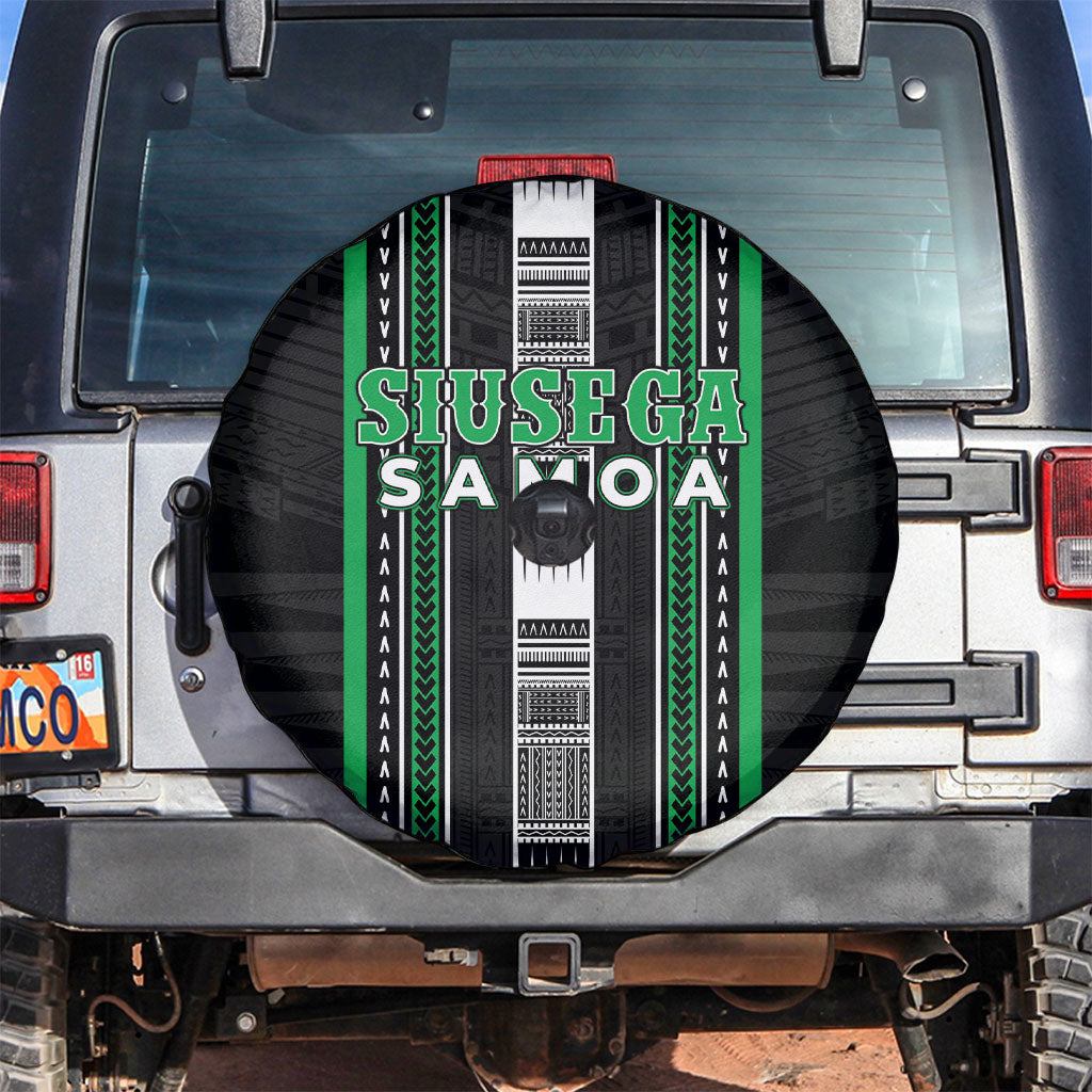Siusega Samoa Spare Tire Cover Samoan Tribal Pattern