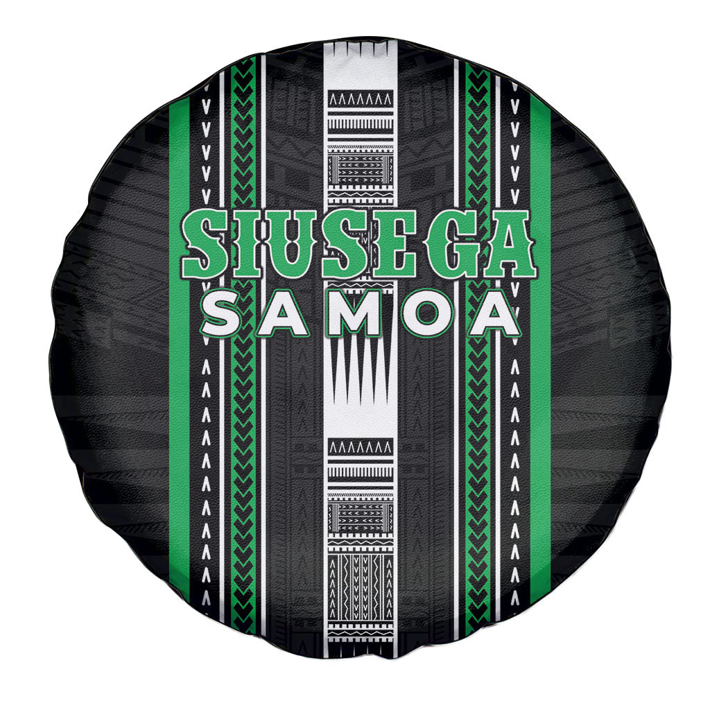 Siusega Samoa Spare Tire Cover Samoan Tribal Pattern