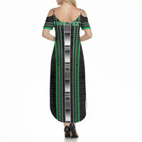 Personalised Siusega Samoa Summer Maxi Dress Samoan Tribal Pattern LT05 - Polynesian Pride