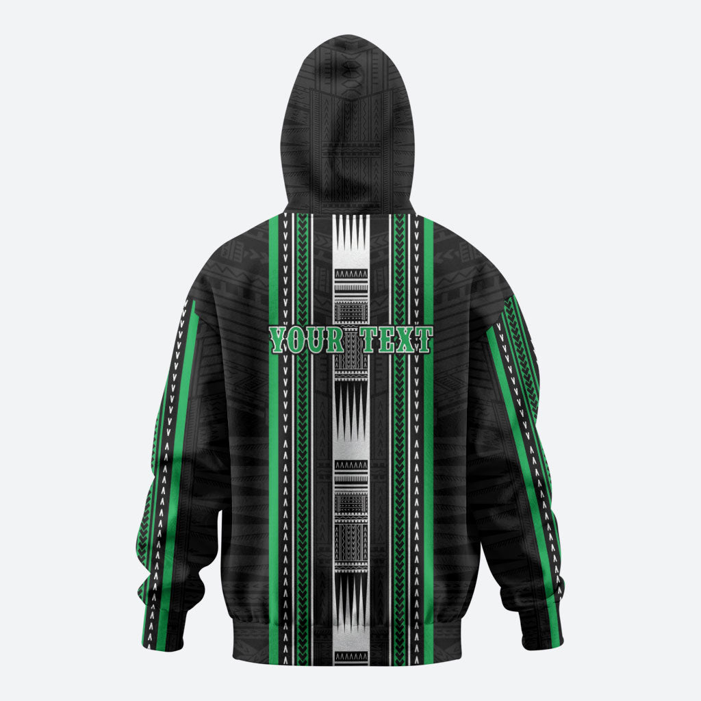 Personalised Siusega Samoa Zip Hoodie Samoan Tribal Pattern LT05 - Polynesian Pride