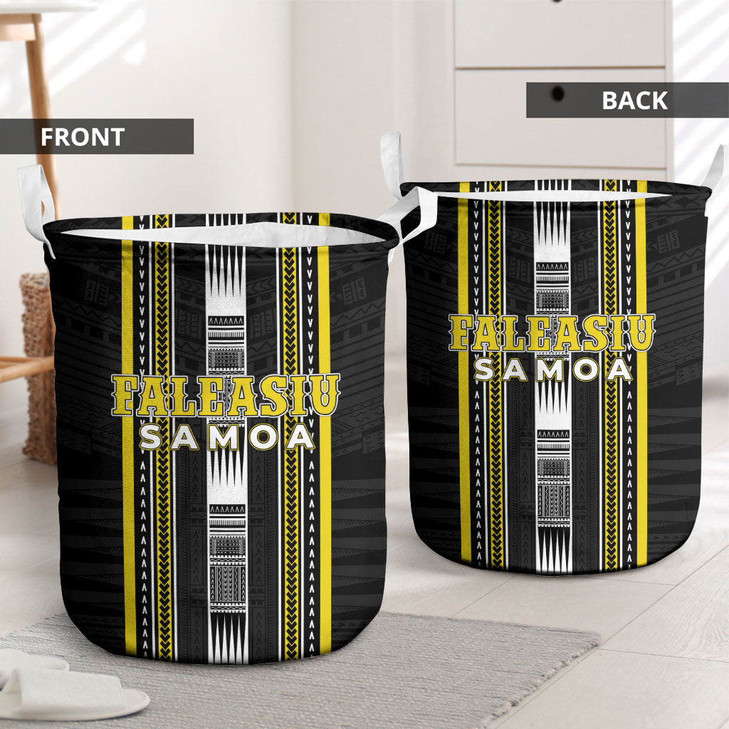 Faleasiu Samoa Laundry Basket Samoan Tribal Pattern LT05 - Polynesian Pride