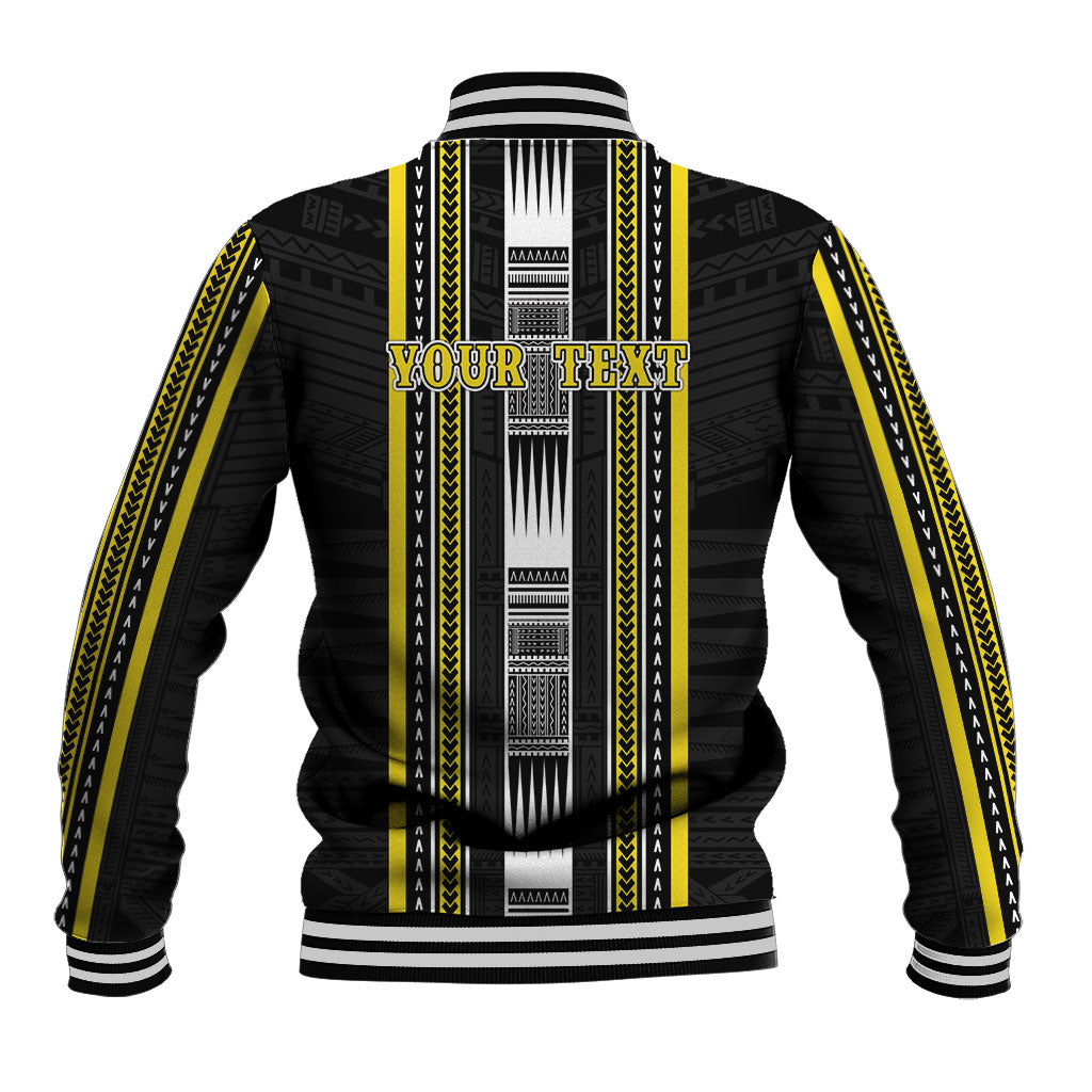 Personalised Faleasiu Samoa Baseball Jacket Samoan Tribal Pattern LT05 - Polynesian Pride