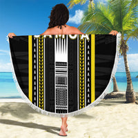 Faleasiu Samoa Beach Blanket Samoan Tribal Pattern LT05 - Polynesian Pride